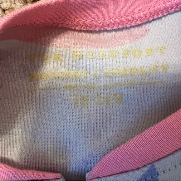 The Beaufort Bonnet Company Noelle’s Night Night French Leaves Fishes, 18/24 m - Picture 2 of 4